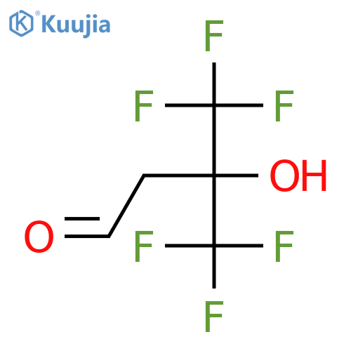 Butanal, 4,4,4-trifluoro-3-hydroxy-3-(trifluoromethyl)- structure