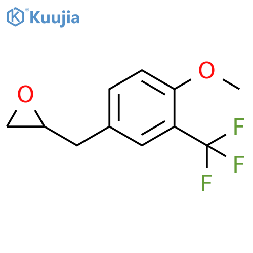 Oxirane, 2-[[4-methoxy-3-(trifluoromethyl)phenyl]methyl]- structure
