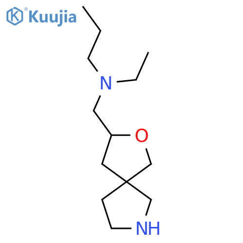 Ethyl({2-oxa-7-azaspiro[4.4]nonan-3-yl}methyl)propylamine structure