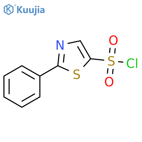 2-Phenyl-1,3-thiazole-5-sulfonyl chloride structure