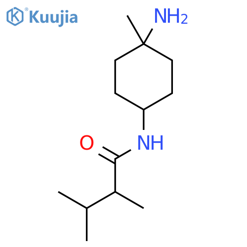 N-(4-amino-4-methylcyclohexyl)-2,3-dimethylbutanamide structure