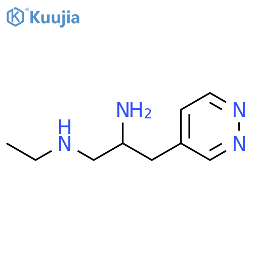 1,2-Propanediamine, N1-ethyl-3-(4-pyridazinyl)- structure