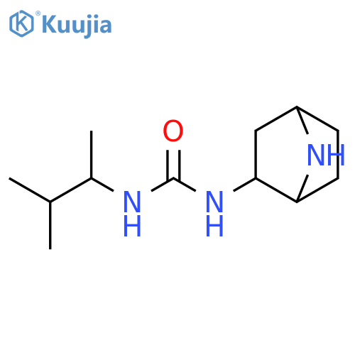 Urea, N-7-azabicyclo[2.2.1]hept-2-yl-N'-(1,2-dimethylpropyl)- structure