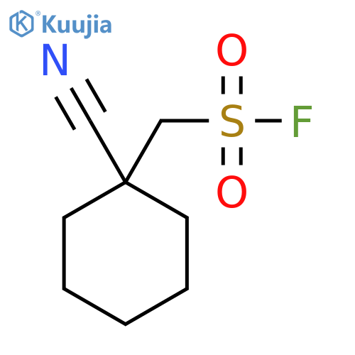 (1-Cyanocyclohexyl)methanesulfonyl fluoride structure