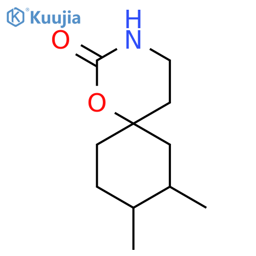 8,9-Dimethyl-1-oxa-3-azaspiro[5.5]undecan-2-one structure