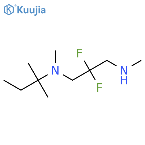 [2,2-Difluoro-3-(methylamino)propyl](methyl)(2-methylbutan-2-yl)amine structure