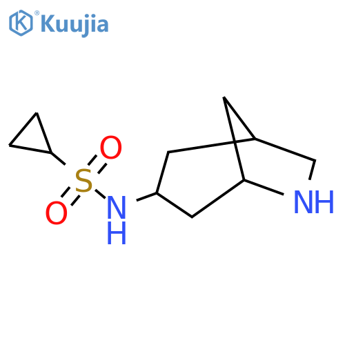 N-{6-azabicyclo[3.2.1]octan-3-yl}cyclopropanesulfonamide structure