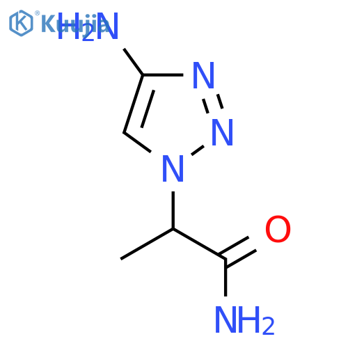 1H-1,2,3-Triazole-1-acetamide, 4-amino-α-methyl- structure