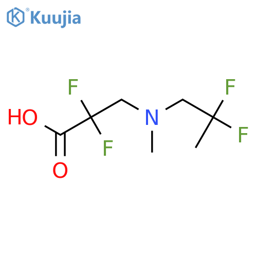 3-[(2,2-Difluoropropyl)(methyl)amino]-2,2-difluoropropanoic acid structure