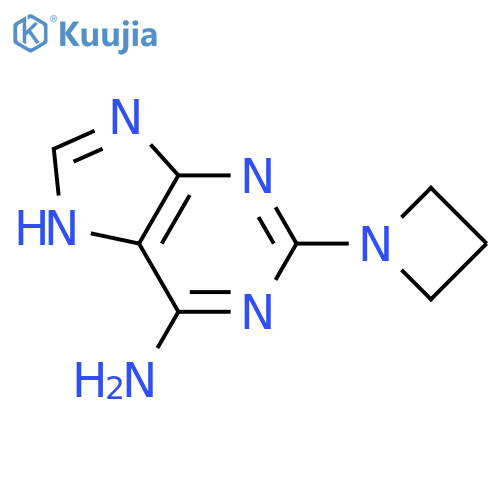 2-(azetidin-1-yl)-1H-purin-6-amine structure