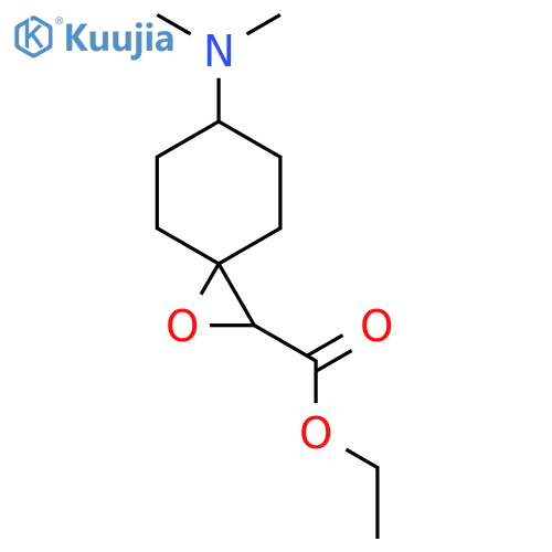 Ethyl 6-(dimethylamino)-1-oxaspiro[2.5]octane-2-carboxylate structure