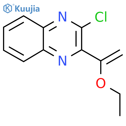 2-Chloro-3-(1-ethoxyethenyl)quinoxaline structure