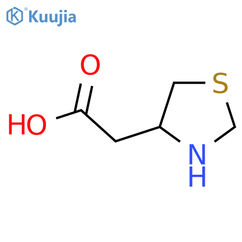 2-(1,3-Thiazolidin-4-yl)acetic acid structure