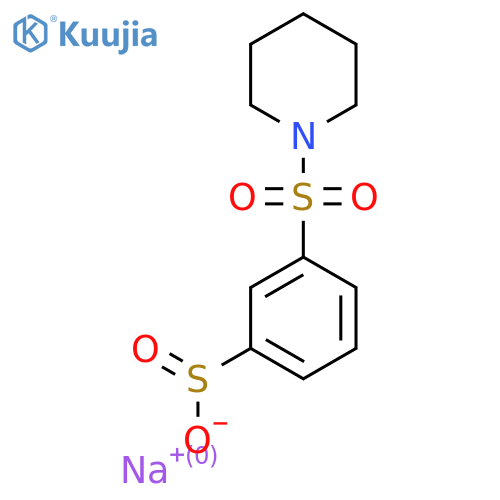 Sodium 3-(piperidine-1-sulfonyl)benzene-1-sulfinate structure