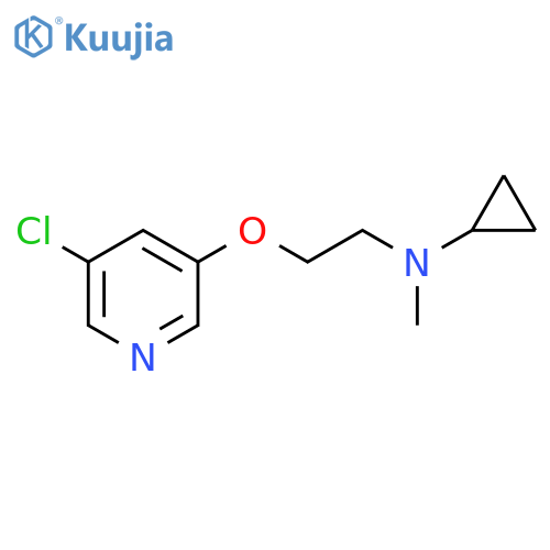 N-{2-[(5-chloropyridin-3-yl)oxy]ethyl}-N-methylcyclopropanamine structure