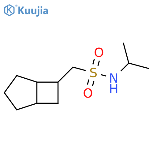 Bicyclo[3.2.0]heptane-6-methanesulfonamide, N-(1-methylethyl)- structure