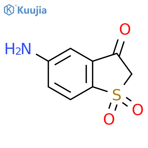 5-Amino-2,3-dihydro-1lambda6-benzothiophene-1,1,3-trione structure