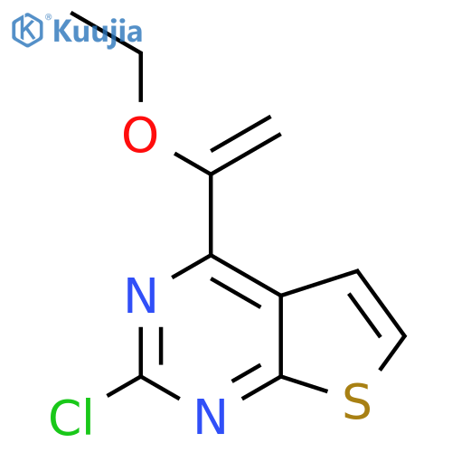 2-Chloro-4-(1-ethoxyethenyl)thieno[2,3-d]pyrimidine structure