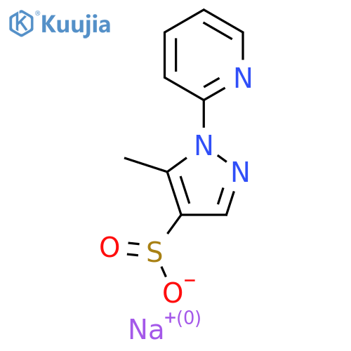 sodium 5-methyl-1-(pyridin-2-yl)-1H-pyrazole-4-sulfinate structure
