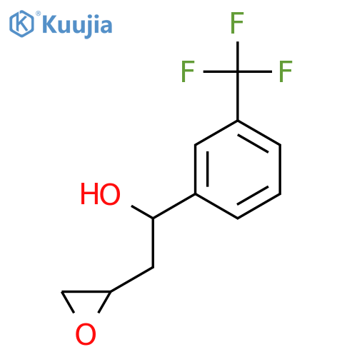 2-(Oxiran-2-yl)-1-[3-(trifluoromethyl)phenyl]ethanol structure