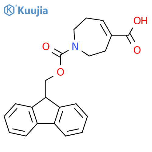 1H-Azepine-1,4-dicarboxylic acid, 2,3,6,7-tetrahydro-, 1-(9H-fluoren-9-ylmethyl) ester structure
