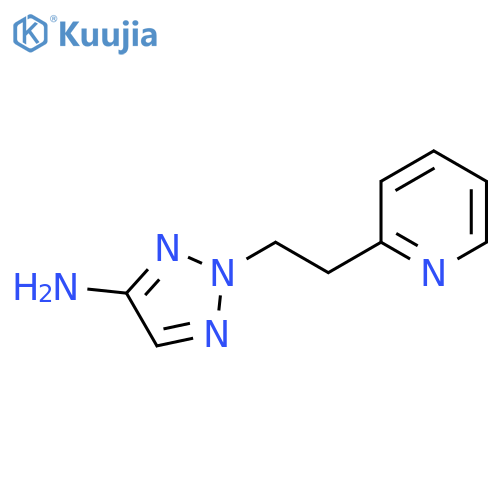 2-2-(pyridin-2-yl)ethyl-2H-1,2,3-triazol-4-amine structure