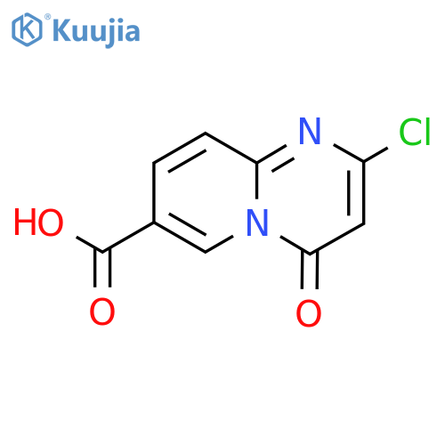 2-chloro-4-oxo-4H-pyrido1,2-apyrimidine-7-carboxylic acid structure