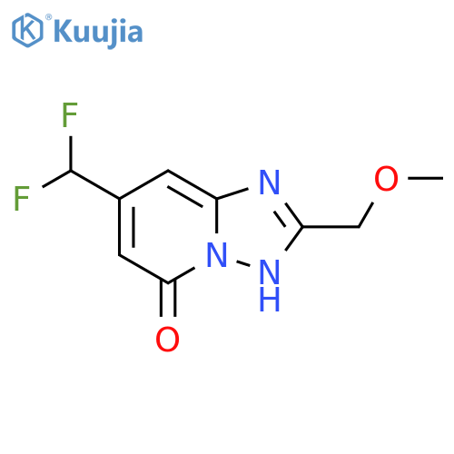 7-(difluoromethyl)-2-(methoxymethyl)-1,2,4triazolo1,5-apyridin-5-ol structure
