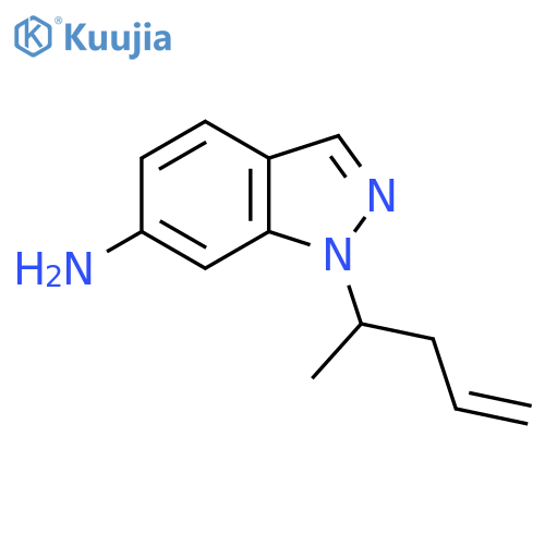 1-(pent-4-en-2-yl)-1H-indazol-6-amine structure