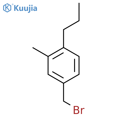 4-(Bromomethyl)-2-methyl-1-propylbenzene structure