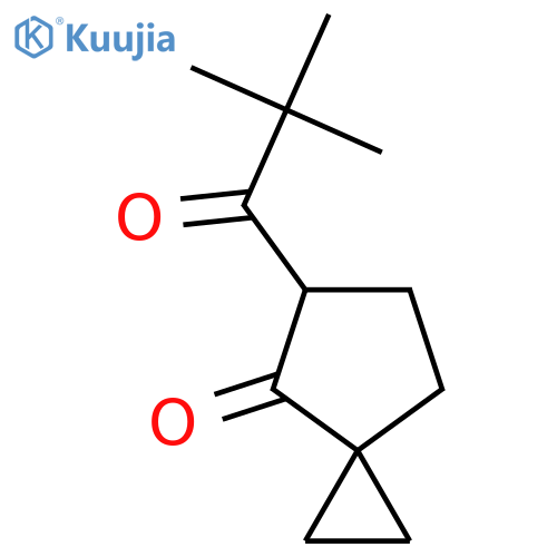 5-(2,2-dimethylpropanoyl)spiro2.4heptan-4-one structure