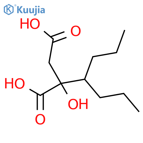 2-(heptan-4-yl)-2-hydroxybutanedioic acid structure