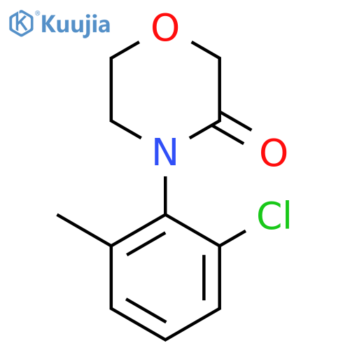 4-(2-chloro-6-methylphenyl)morpholin-3-one structure