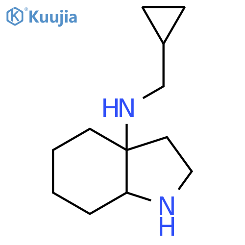 N-(cyclopropylmethyl)-octahydro-1H-indol-3a-amine structure