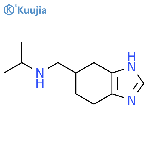 (propan-2-yl)(4,5,6,7-tetrahydro-1H-1,3-benzodiazol-5-yl)methylamine structure