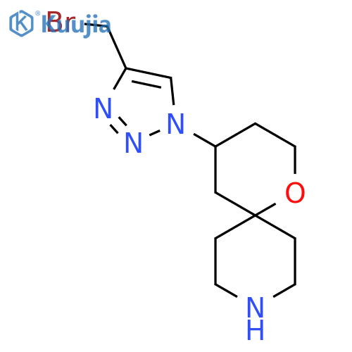 4-4-(bromomethyl)-1H-1,2,3-triazol-1-yl-1-oxa-9-azaspiro5.5undecane structure