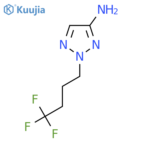 2-(4,4,4-trifluorobutyl)-2H-1,2,3-triazol-4-amine structure