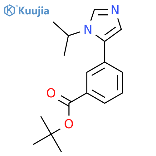 tert-butyl 3-1-(propan-2-yl)-1H-imidazol-5-ylbenzoate structure