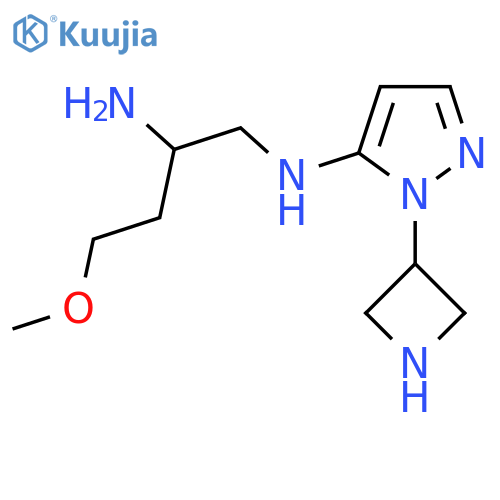 N1-1-(azetidin-3-yl)-1H-pyrazol-5-yl-4-methoxybutane-1,2-diamine structure