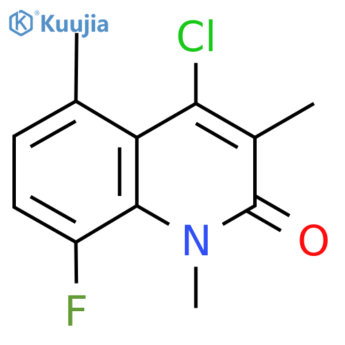 4-chloro-8-fluoro-1,3,5-trimethyl-1,2-dihydroquinolin-2-one structure