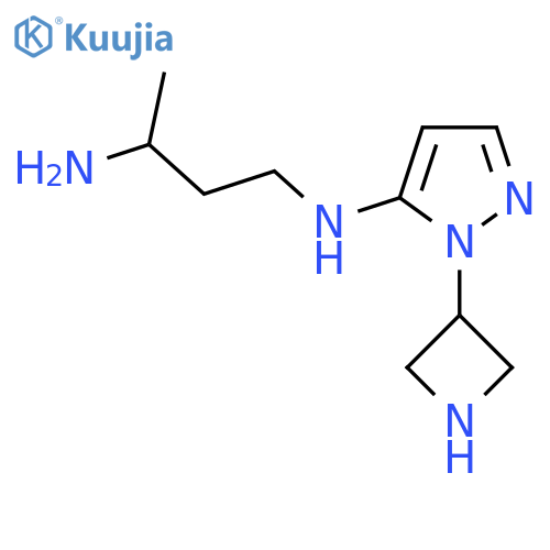 N1-1-(azetidin-3-yl)-1H-pyrazol-5-ylbutane-1,3-diamine structure