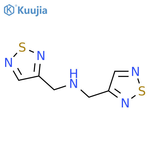 bis(1,2,5-thiadiazol-3-yl)methylamine structure