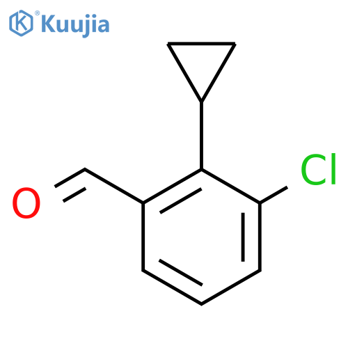 3-chloro-2-cyclopropylbenzaldehyde structure