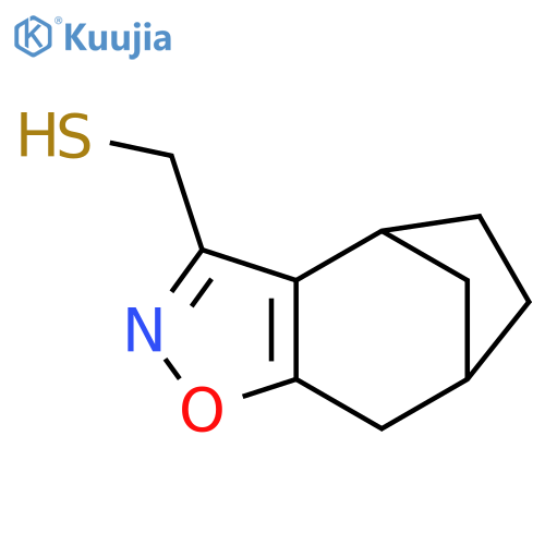 {5-oxa-4-azatricyclo6.2.1.0,2,6undeca-2(6),3-dien-3-yl}methanethiol structure