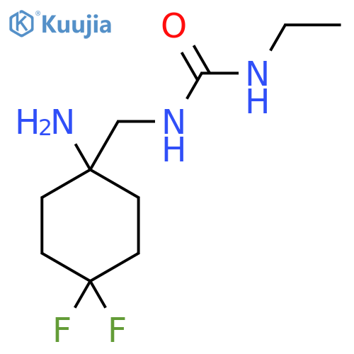 1-(1-amino-4,4-difluorocyclohexyl)methyl-3-ethylurea structure