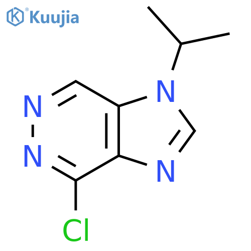 4-chloro-1-(propan-2-yl)-1H-imidazo4,5-dpyridazine structure