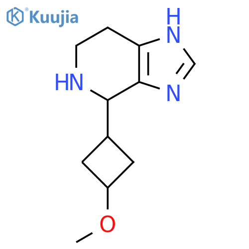 4-(3-methoxycyclobutyl)-3H,4H,5H,6H,7H-imidazo4,5-cpyridine structure