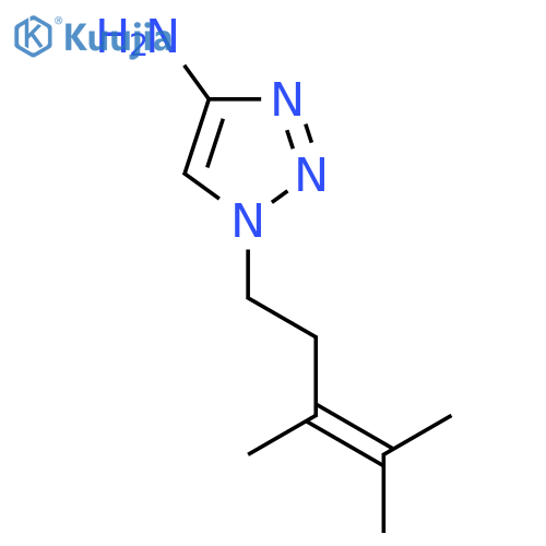 1-(3,4-dimethylpent-3-en-1-yl)-1H-1,2,3-triazol-4-amine structure