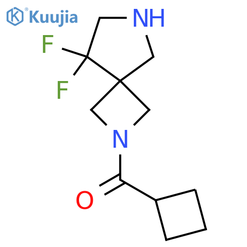 2-Cyclobutanecarbonyl-8,8-difluoro-2,6-diazaspiro[3.4]octane structure