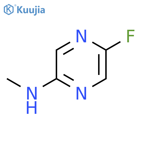5-fluoro-N-methylpyrazin-2-amine structure